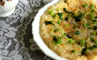 Cơm cháy mỡ hành giòn rụm thơm ngon