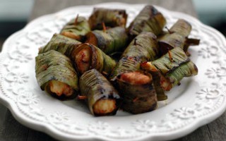 Món ngon cuối tuần: Gà cuốn lá nếp