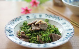 Đầu tuần ngon cơm với thiên lý xào thịt bò 