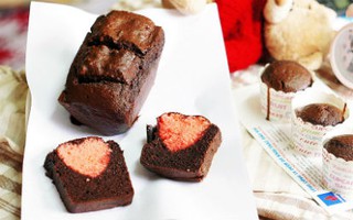 Bánh chocolate ẩn trái tim ngọt ngào cho ngày của Mẹ