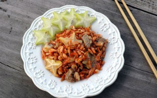 Tép rang khế chua ngon cơm cho bữa tối