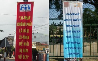 Những lỗi "khó đỡ" trên băng rôn, khẩu hiệu ở Việt Nam