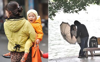 Những hình ảnh siêu đáng yêu của người Hà Nội trong giá rét