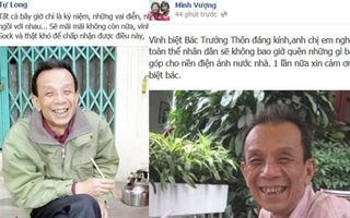 Các nghệ sĩ đau buồn trước sự ra đi của diễn viên Văn Hiệp