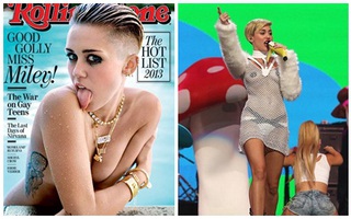 Ngán ngẩm vì những hình ảnh "nổi loạn" của Miley Cyrus 