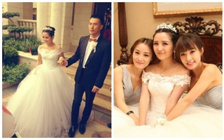 Bồ cũ Thích Tiểu Long xinh như búp bê trong lễ cưới 