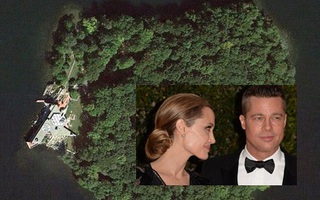 Angelina Jolie tặng đảo hình trái tim cho Brad Pitt  