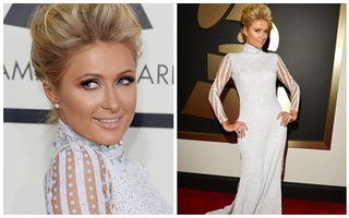 Paris Hilton bỗng "kín như bưng" trên thảm đỏ Grammy
