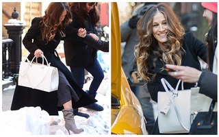 Sarah Jessica khổ sở vì boot cao gót mặc kẹt trong tuyết
