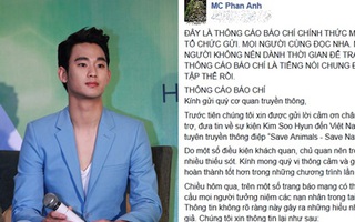 BTC lý giải vụ Kim Soo Hyun ủ rũ khi đến VN 