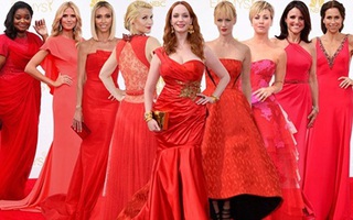 Mỹ nhân Hollywood đỏ rực rỡ trong lễ trao giải Emmy Awards