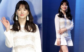 Song Hye Kyo nổi bật với "cây trắng"