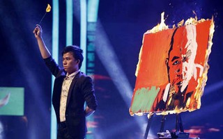 Lửa bất ngờ bốc cháy trên sân khấu Got Talent