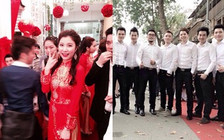 Dàn hotboy, hotgirl bê tráp cho lễ ăn hỏi Tuấn Hưng