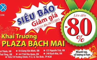 Tận hưởng "siêu bão" giảm giá tại Kids Plaza