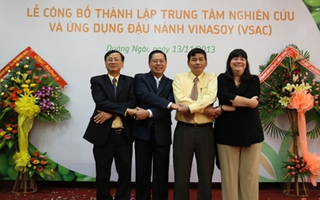 VINASOY chính thức thành lập trung tâm nghiên cứu và ứng dụng đậu nành (VSAC)