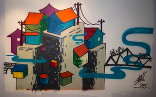 Trung tâm thương mại và Graffiti, bạn đã thấy chưa?