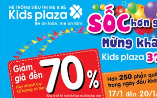 Cơn lốc giảm giá tới 70% tại Kids Plaza 374 Xã Đàn