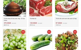 "Đi chợ online" - Xu hướng mới tiện lợi cho các bà nội trợ