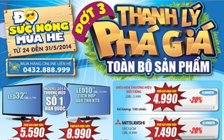 Topcare giảm giá “nóng” hơn cả thời tiết