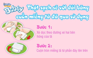 Trải nghiệm tính năng mới đến từ tã quần Bobby