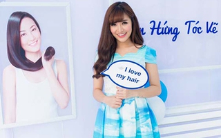 Bích Phương Idol khoe tóc đẹp trong ngày hội cảm hứng tóc vẽ