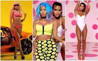 Nicki Minaj và MV sặc sỡ như tắc kè hoa