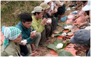 Một thời tuổi thơ 8X, chúng ta cũng từng mang cơm ra đồng cho bố mẹ như thế này