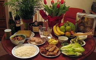 Bữa cơm chiều 30 Tết