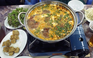 Về Hải Phòng ăn lẩu cua đồng
