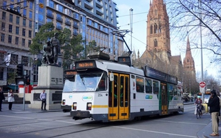 Một ngày trên xe điện ở Melbourne
