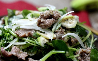 Gỏi rau càng cua làm dễ ăn ngon 