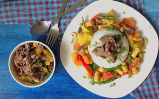 Bò xào rau củ siêu tốc cho bữa tối