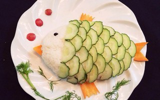 6 cách trang trí đĩa cơm sáng tạo mà cực dễ dàng