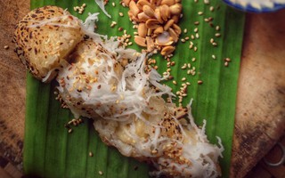 Chuối nếp nướng dẻo thơm hấp dẫn