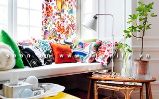 Cách trang trí gối cho ghế sofa thêm bắt mắt