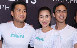 Tăng Thanh Hà rạng rỡ bên 2 anh em nhà Louis Nguyễn