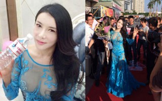 Cung Nguyệt Phi gây náo loạn vì "mặc như không"
