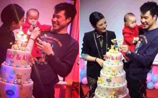 Huỳnh Dịch và chồng làm đại tiệc mừng sinh nhật con gái 