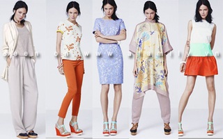 Nữ tính, nhẹ nhàng bay bổng cùng lookbook Xuân 2012 của H&M 