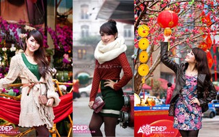 Đón Xuân về tươi vui với các sắc màu và hoa văn rực rỡ