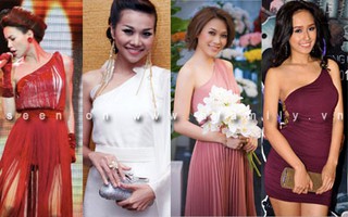 Trang phục lệch vai: "vũ khí" mang tên "sexy" của Sao Việt 