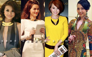 "Cập nhật" xu hướng phụ kiện hot nhất Xuân - Hè 2012 từ Sao Việt