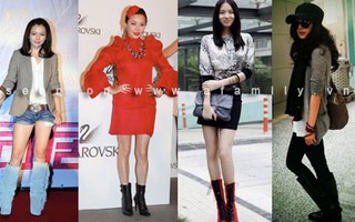 Học cách mix đồ cùng bốt đẹp xinh như sao Hoa ngữ 