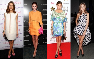 Học Olivia Palermo bí quyết chọn đầm cho dáng người "gầy gò" 