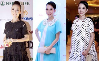 Chọn đầm bầu đẹp như Linh Nga 