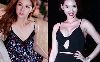 Quỳnh Chi ngày càng khác lạ với "nghi án" nâng ngực và sửa cằm 
