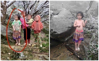 Cô bé vùng cao và 2 hình ảnh khiến nhiều người "đứng hình"