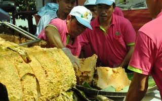 Ngao ngán cảnh chia, bốc bánh chưng tiến vua Hùng