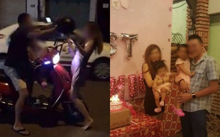 Người vợ dùng mũ bảo hiểm đánh chồng lên tiếng: "Ân hận vì phút bốc đồng mà để con thấy cảnh xô xát"